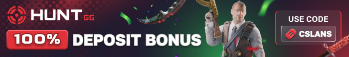 Hunt.gg - 100% Deposit Bonus - Use code CSLANS